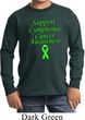 Support Lymphoma Cancer Awareness Kids Long Sleeve