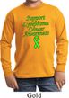 Support Lymphoma Cancer Awareness Kids Long Sleeve