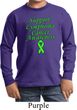 Support Lymphoma Cancer Awareness Kids Long Sleeve