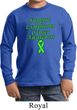 Support Lymphoma Cancer Awareness Kids Long Sleeve