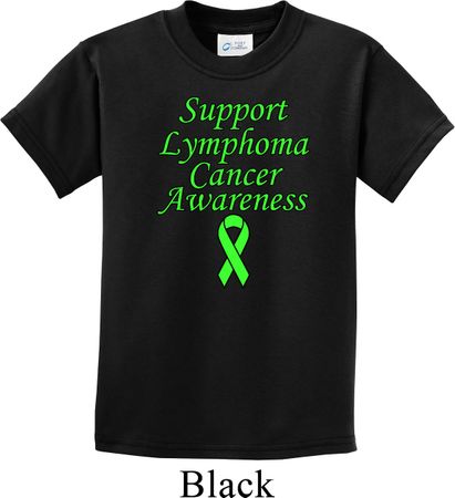 Support Lymphoma Cancer Awareness Kids T-shirt