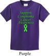 Support Lymphoma Cancer Awareness Kids T-shirt