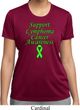 Support Lymphoma Cancer Awareness Ladies Dry Wicking T-shirt
