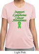Support Lymphoma Cancer Awareness Ladies Dry Wicking T-shirt