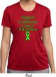 Support Lymphoma Cancer Awareness Ladies Dry Wicking T-shirt