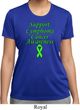 Support Lymphoma Cancer Awareness Ladies Dry Wicking T-shirt