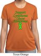 Support Lymphoma Cancer Awareness Ladies Dry Wicking T-shirt