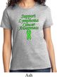 Support Lymphoma Cancer Awareness Ladies T-shirt
