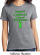 Support Lymphoma Cancer Awareness Ladies T-shirt