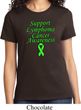 Support Lymphoma Cancer Awareness Ladies T-shirt