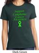 Support Lymphoma Cancer Awareness Ladies T-shirt