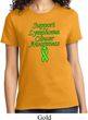 Support Lymphoma Cancer Awareness Ladies T-shirt