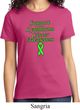 Support Lymphoma Cancer Awareness Ladies T-shirt
