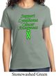 Support Lymphoma Cancer Awareness Ladies T-shirt