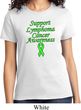 Support Lymphoma Cancer Awareness Ladies T-shirt