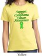 Support Lymphoma Cancer Awareness Ladies T-shirt