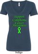 Support Lymphoma Cancer Awareness Ladies V-Neck