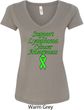 Support Lymphoma Cancer Awareness Ladies V-Neck