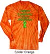 Support Lymphoma Cancer Awareness Long Sleeve Tie Dye