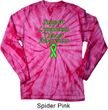 Support Lymphoma Cancer Awareness Long Sleeve Tie Dye