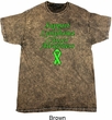 Support Lymphoma Cancer Awareness Mineral Tie Dye Shirt