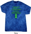 Support Lymphoma Cancer Awareness Mineral Tie Dye Shirt