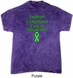 Support Lymphoma Cancer Awareness Mineral Tie Dye Shirt