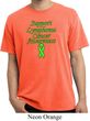 Support Lymphoma Cancer Awareness Pigment Dyed T-shirt