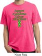 Support Lymphoma Cancer Awareness Pigment Dyed T-shirt