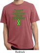 Support Lymphoma Cancer Awareness Pigment Dyed T-shirt
