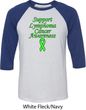 Support Lymphoma Cancer Awareness Raglan Shirt