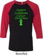 Support Lymphoma Cancer Awareness Raglan Shirt