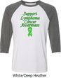 Support Lymphoma Cancer Awareness Raglan Shirt