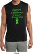 Support Lymphoma Cancer Awareness Sleeveless Dry Wicking Shirt