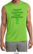 Support Lymphoma Cancer Awareness Sleeveless Dry Wicking Shirt