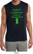 Support Lymphoma Cancer Awareness Sleeveless Dry Wicking Shirt