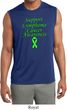 Support Lymphoma Cancer Awareness Sleeveless Dry Wicking Shirt