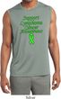Support Lymphoma Cancer Awareness Sleeveless Dry Wicking Shirt