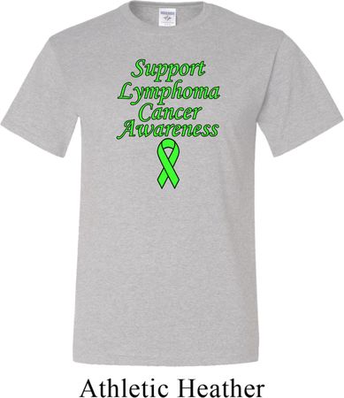 Support Lymphoma Cancer Awareness Tall T-shirt