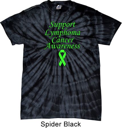 Support Lymphoma Cancer Awareness Tie Dye Shirt