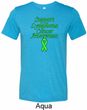 Support Lymphoma Cancer Awareness Tri Blend Tee
