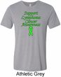 Support Lymphoma Cancer Awareness Tri Blend Tee