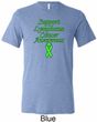 Support Lymphoma Cancer Awareness Tri Blend Tee