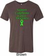 Support Lymphoma Cancer Awareness Tri Blend Tee