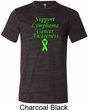 Support Lymphoma Cancer Awareness Tri Blend Tee