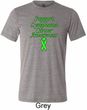 Support Lymphoma Cancer Awareness Tri Blend Tee