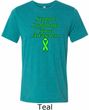 Support Lymphoma Cancer Awareness Tri Blend Tee