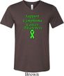 Support Lymphoma Cancer Awareness Tri Blend V-neck