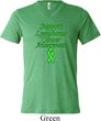 Support Lymphoma Cancer Awareness Tri Blend V-neck