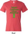 Support Lymphoma Cancer Awareness Tri Blend V-neck